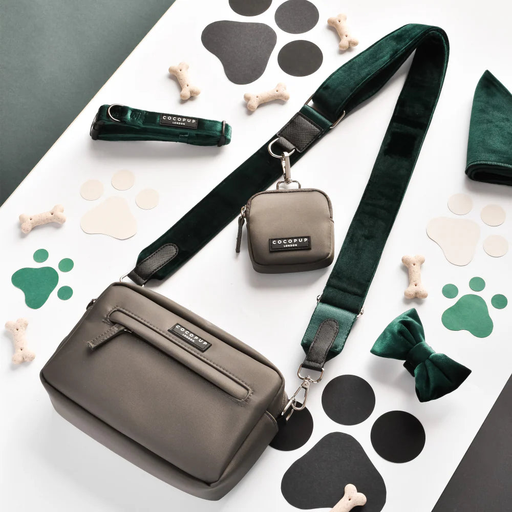 Walking Bag Strap – Forest Green Velvet - image 2