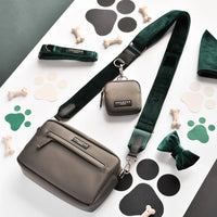 Walking Bag Strap – Forest Green Velvet