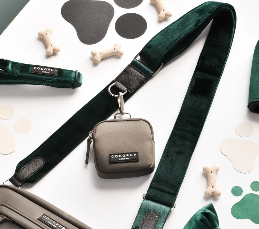Walking Bag Strap – Forest Green Velvet