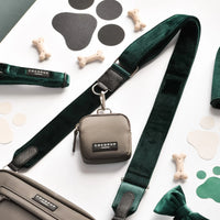 Walking Bag Strap – Forest Green Velvet