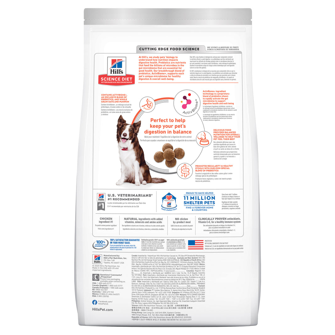 Hill’s – Science Diet – Adult Dog (1-6) – Perfect Digestion