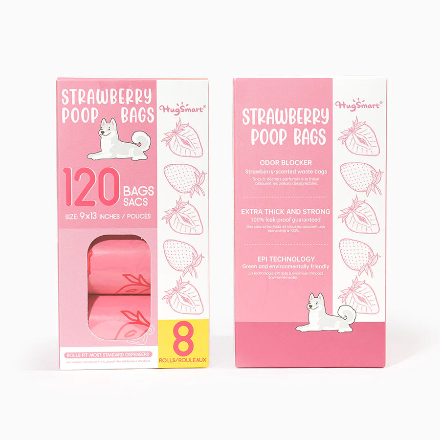 Hugsmart – Strawberry Poop Bags - image 3