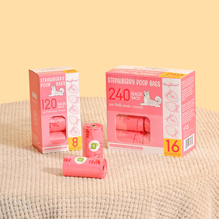 Hugsmart – Strawberry Poop Bags - image 2