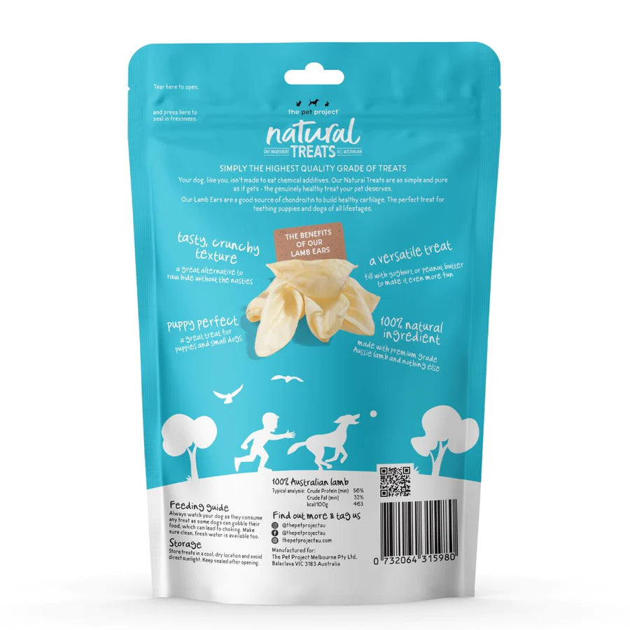 The Pet Project – Natural Dog Treats – Lamb Ears