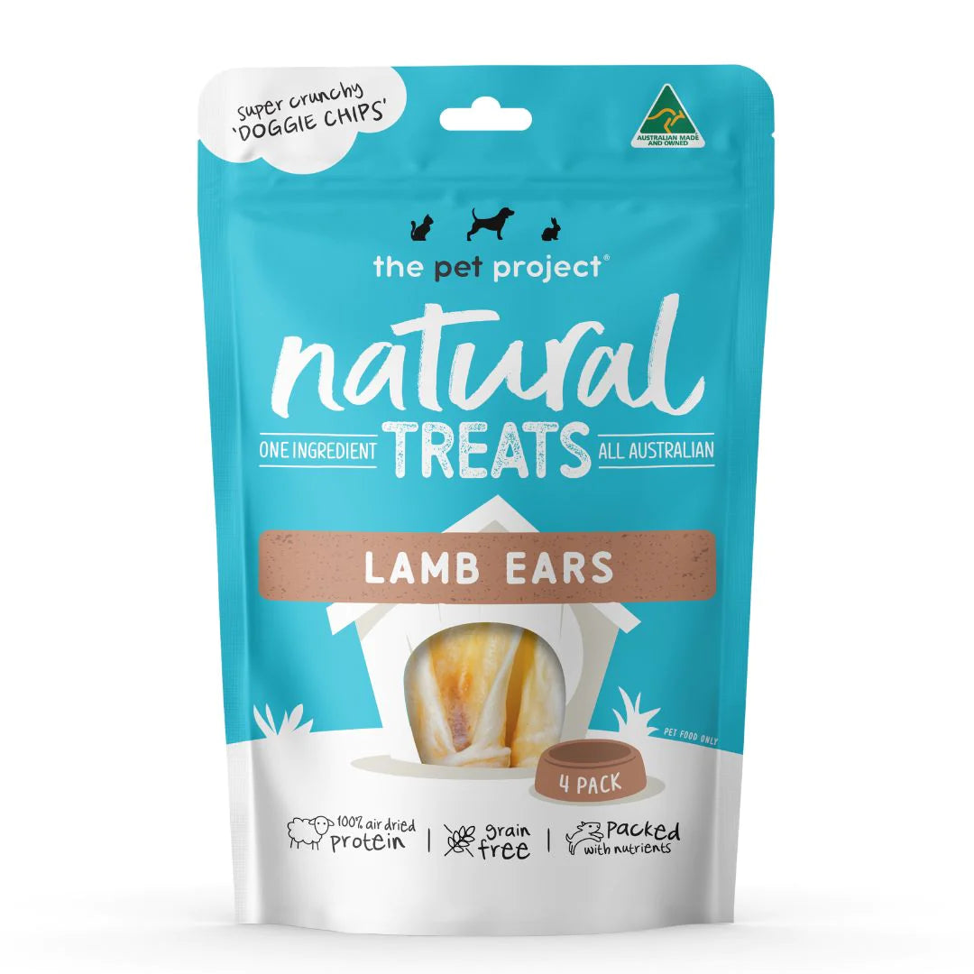 The Pet Project – Natural Dog Treats – Lamb Ears