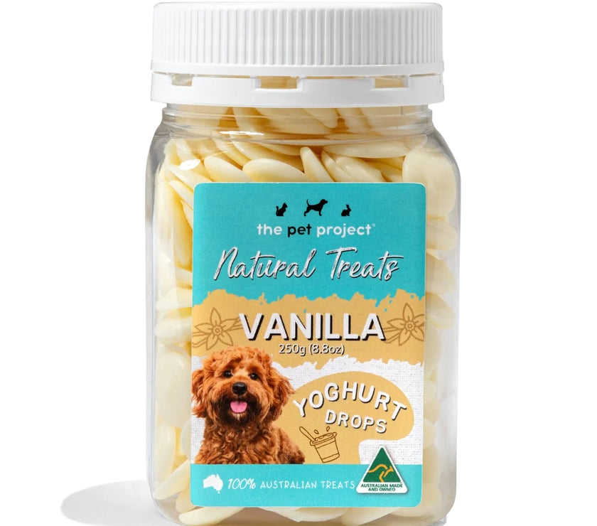 The Pet Project – Natural Treats – Vanilla Yogurt Drops