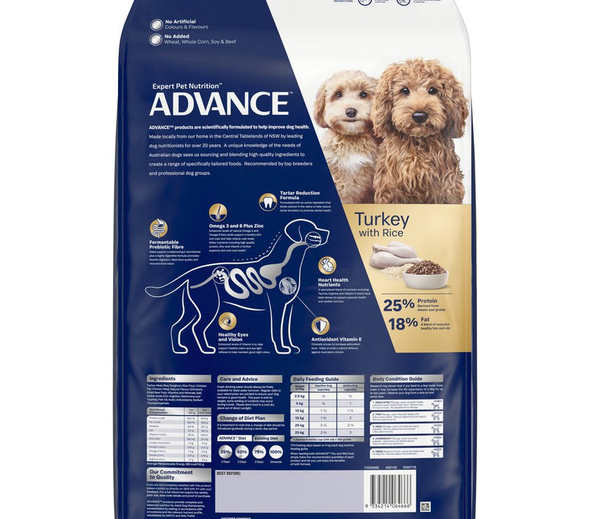 Advance Dog Food for Small Oodles