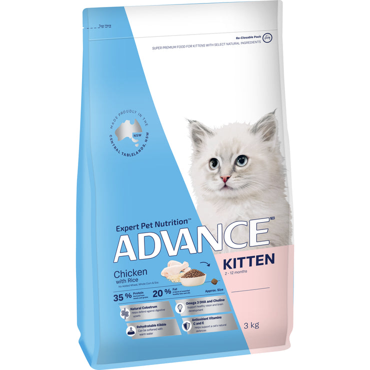 Advance Dry Cat Food for Kitten, Chicken Flavour