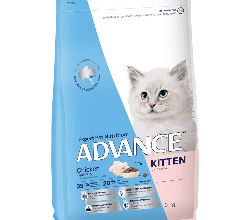 Advance Dry Cat Food for Kitten, Chicken Flavour