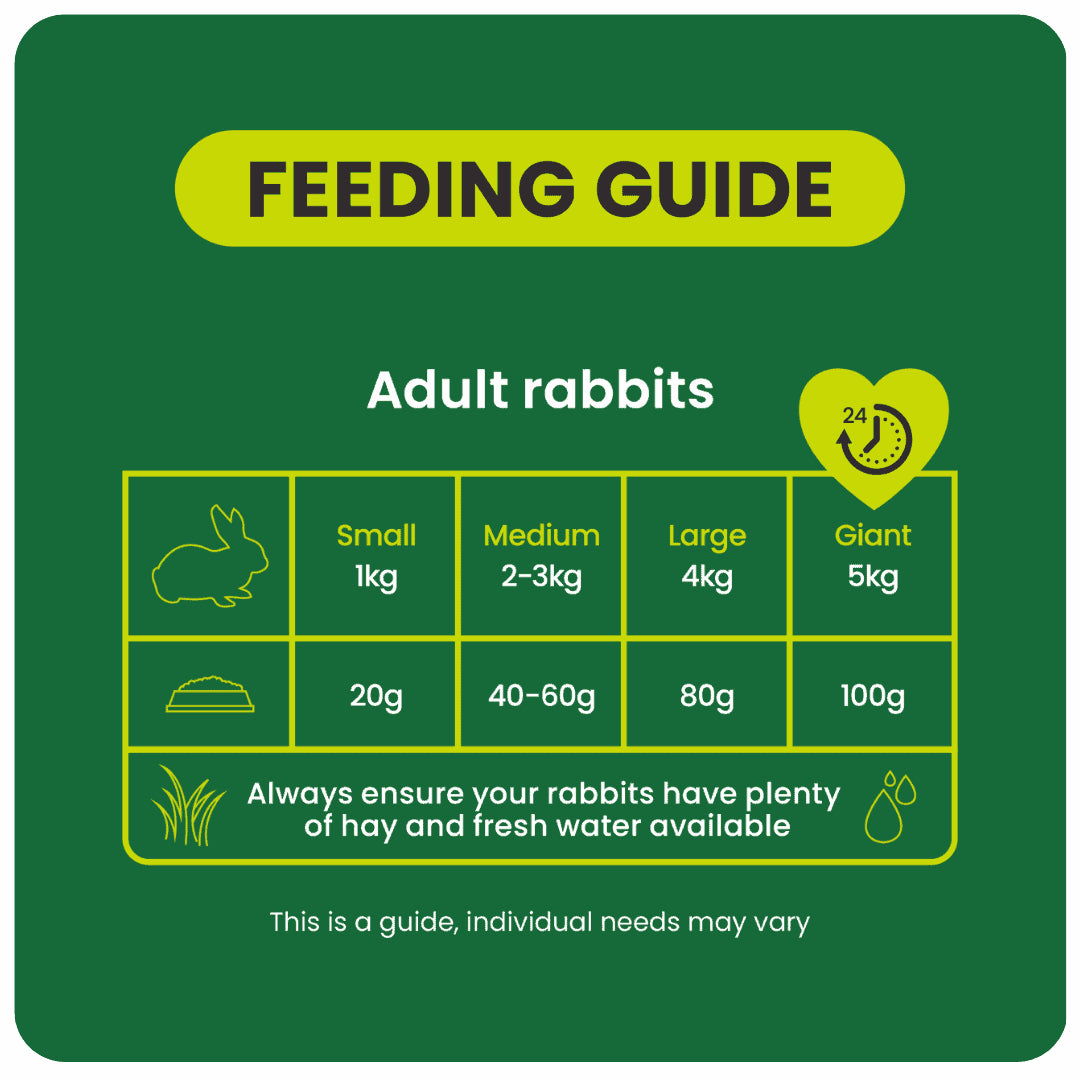 Burgess Excel – Nature's Blend Adult Rabbit Nuggets with Hedgerow Herbs