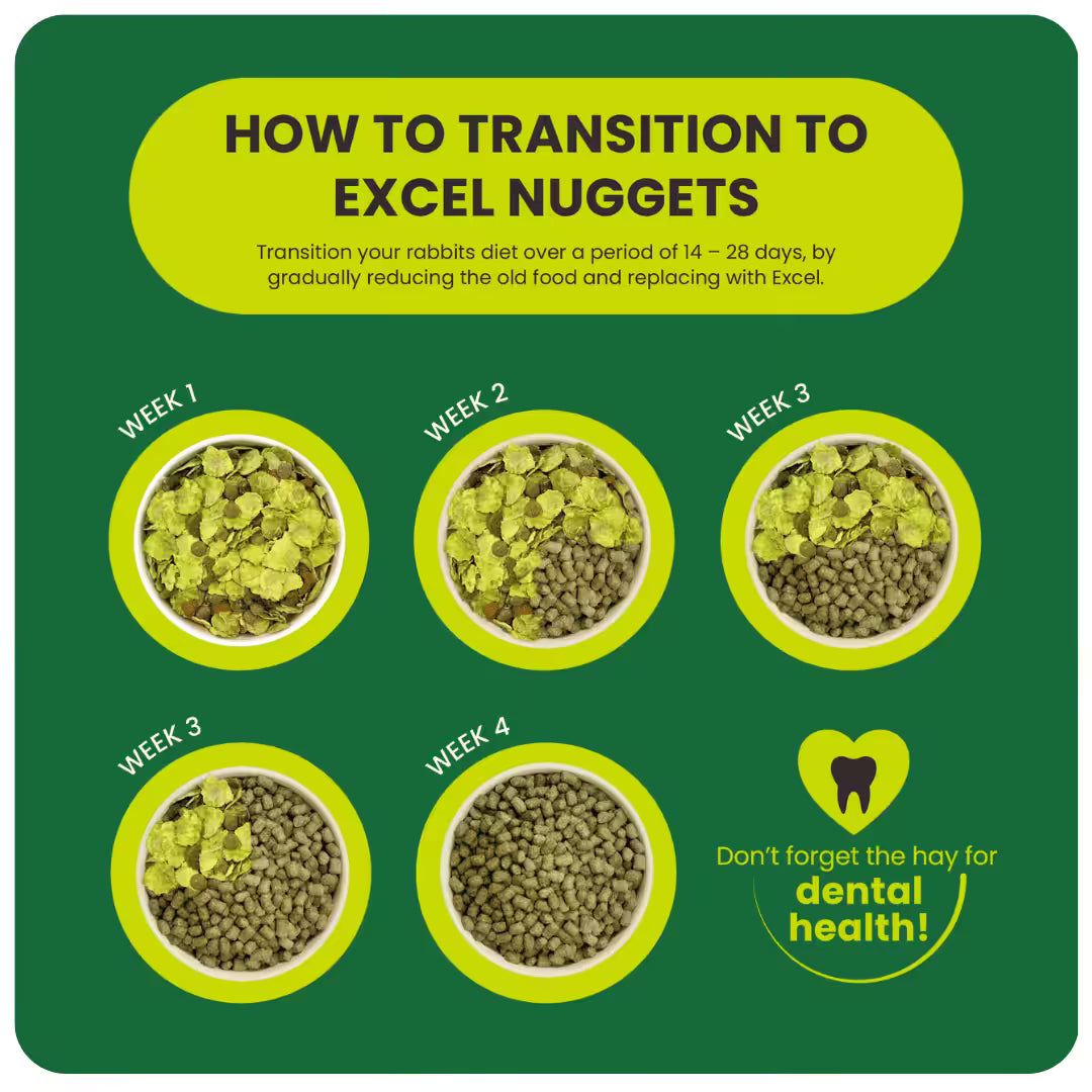 Burgess Excel – Nature's Blend Adult Rabbit Nuggets with Hedgerow Herbs