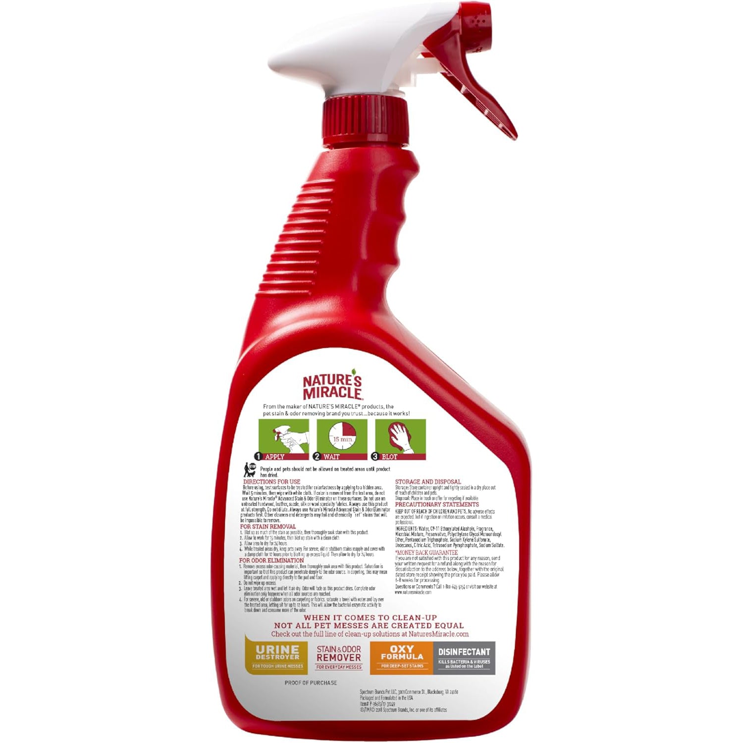 Nature’s Miracle – Advanced Stain & Odor Eliminator (Dog)
