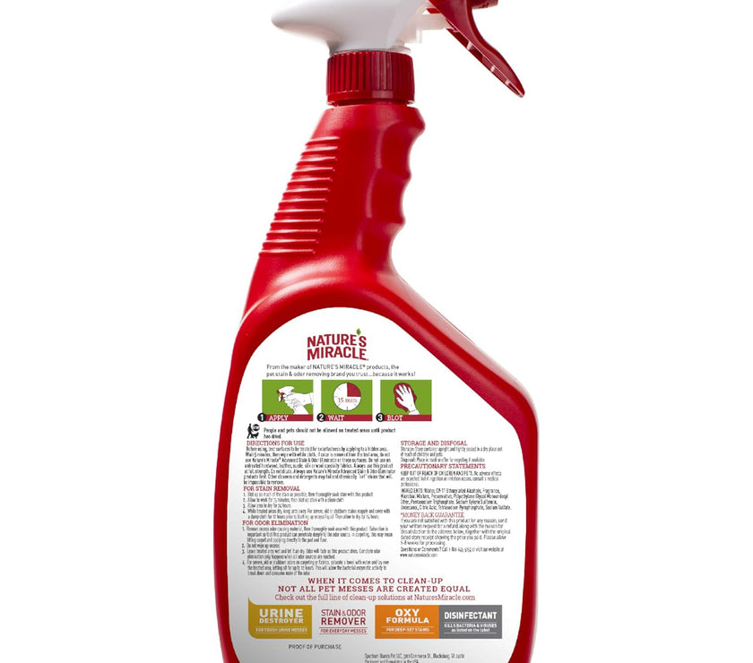 Nature’s Miracle – Advanced Stain & Odor Eliminator (Dog)