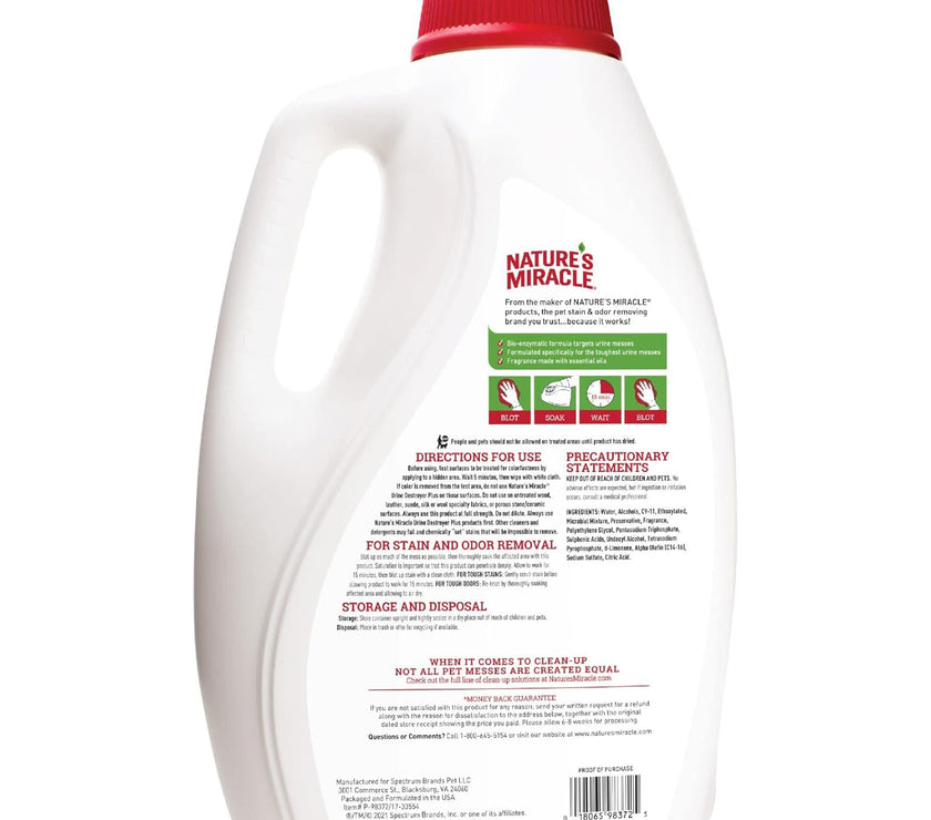 Nature’s Miracle – Urine Destroyer Plus (Cat)
