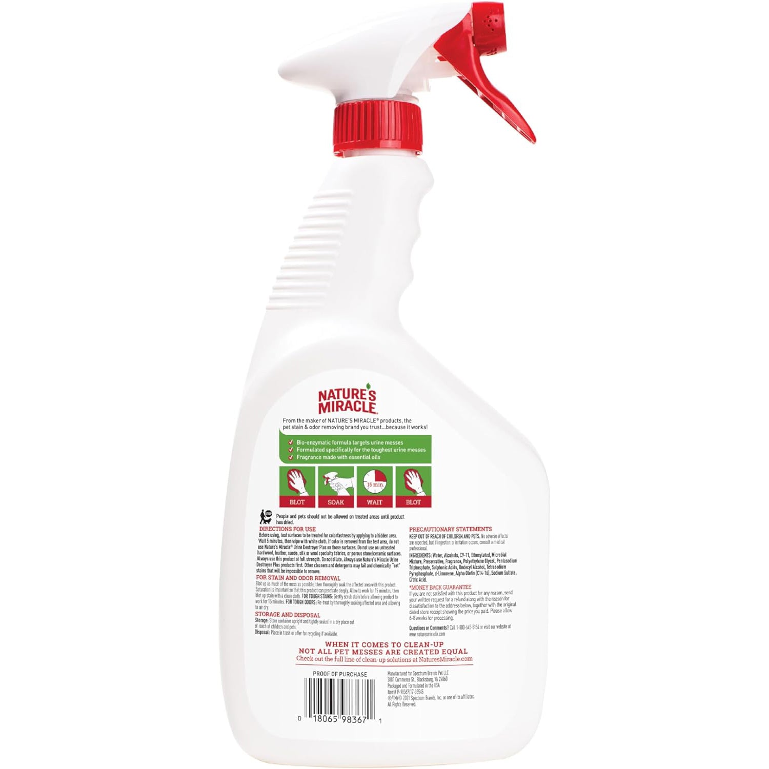 Nature’s Miracle – Urine Destroyer Plus (Cat)