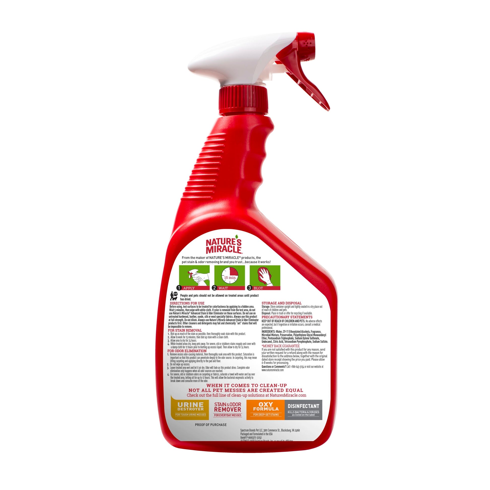Nature’s Miracle – Advanced Stain & Odor Eliminator (Cat) - image 2