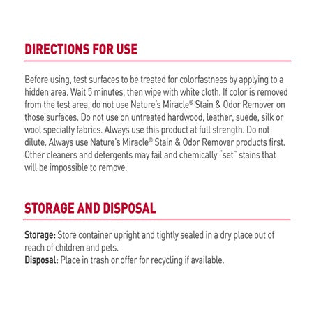 Nature’s Miracle – Stain & Odor Remover (Dog)