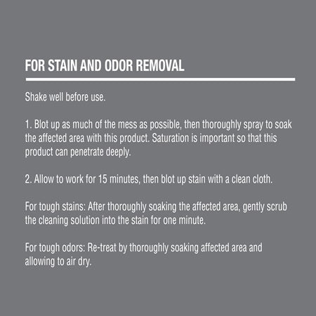 Nature’s Miracle – Pet Stain & Odor Remover