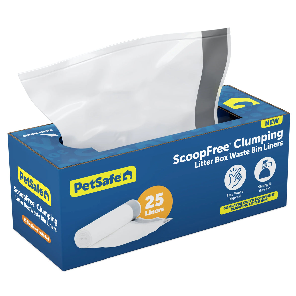 PetSafe – ScoopFree Clumping Litter Box Waste Bin Liners