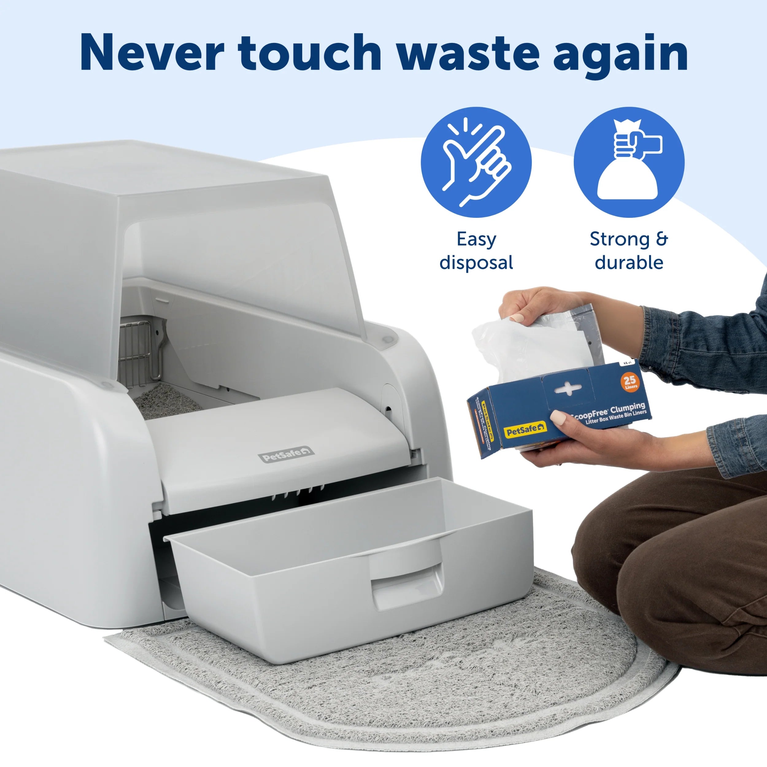 PetSafe – ScoopFree Clumping Litter Box Waste Bin Liners - image 2