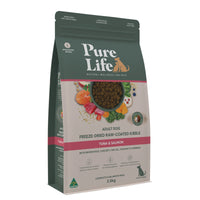 Pure Life – Adult Dog – Freeze-Dried Raw Coated Kibble – Tuna & Salmon