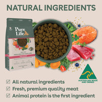 Pure Life – Adult Dog – Freeze-Dried Raw Coated Kibble – Tuna & Salmon