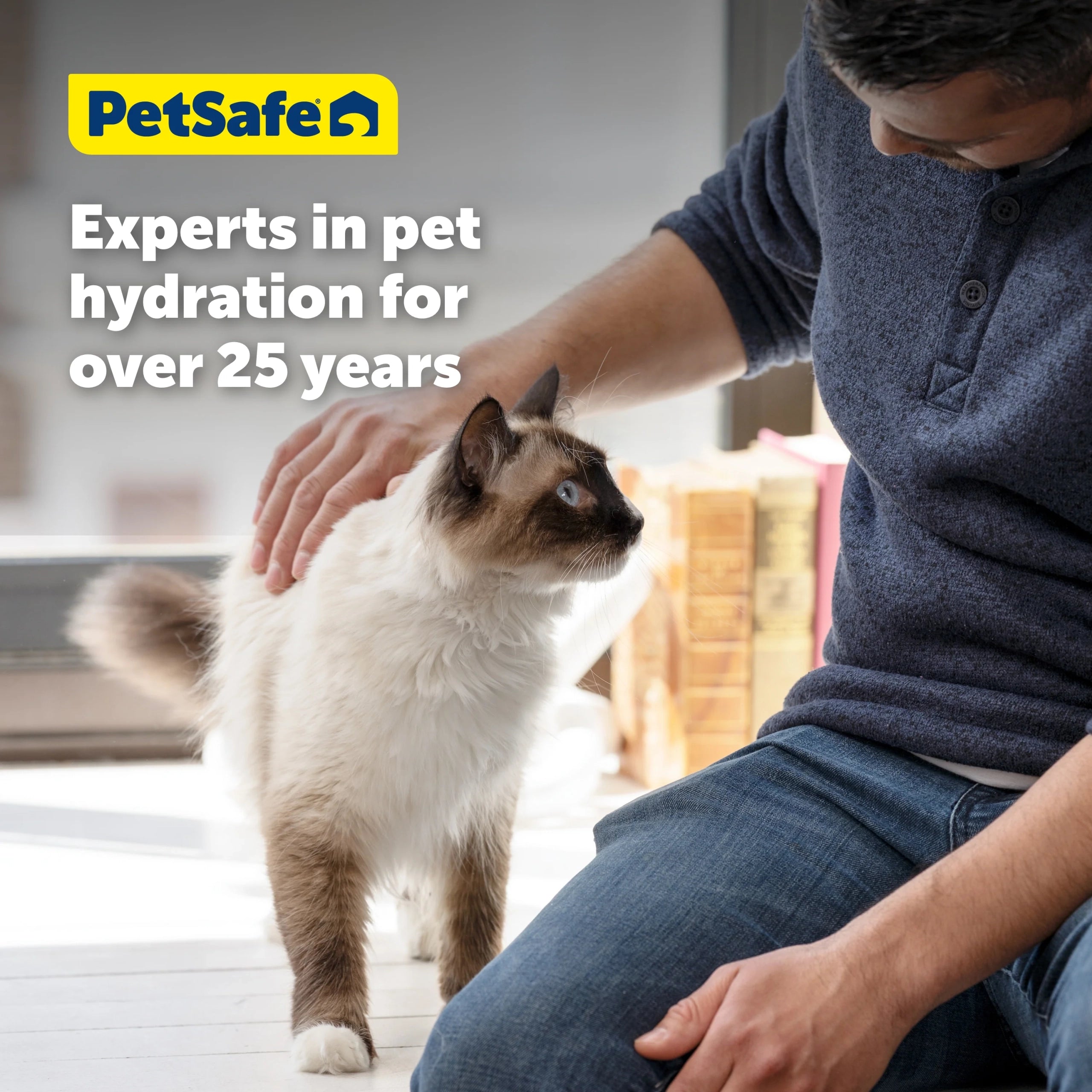 PetSafe – HydroSphere 1.7L Stainless Steel Fountain