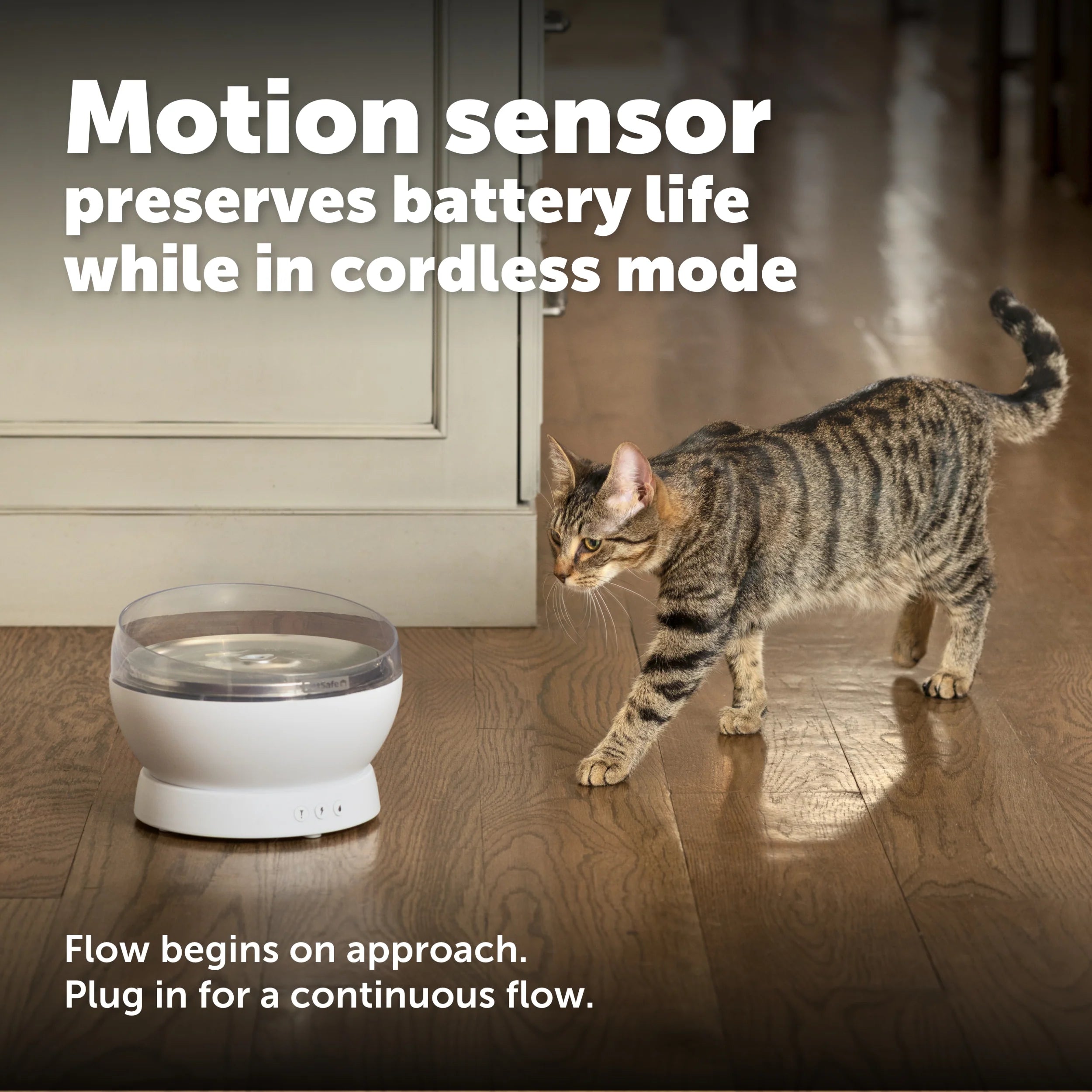 PetSafe – HydroSphere 1.7L Cordless Fountain