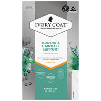 Ivory Coat – Adult Cat – Wet Food Trays – Inspired By Raw – Indoor & Hairball Support