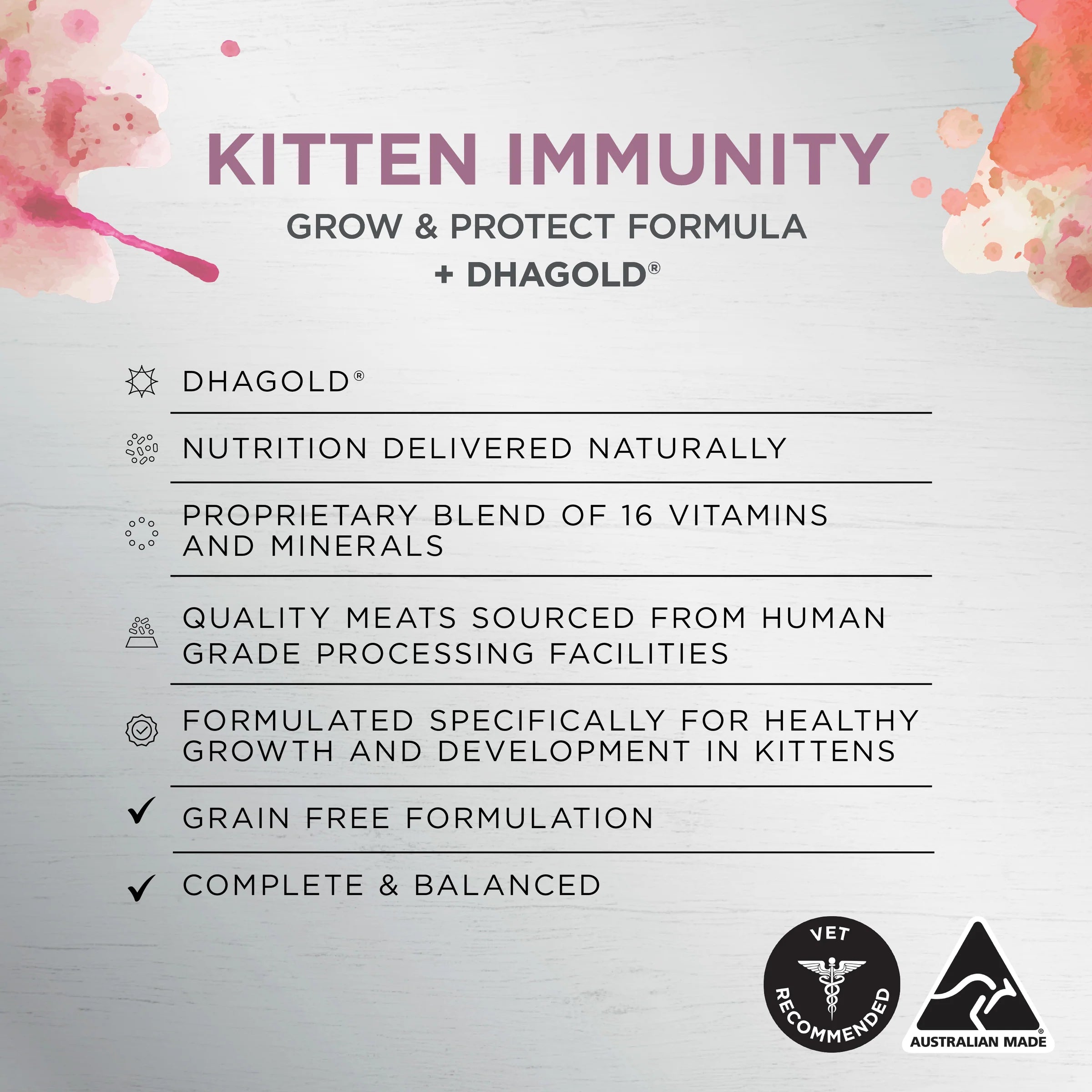 Ivory Coat – Kitten – Wet Food Trays – Inspired By Raw – Kitten Immunity - image 4