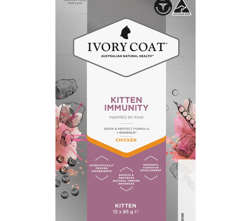 Ivory Coat – Kitten – Wet Food Trays – Inspired By Raw – Kitten Immunity