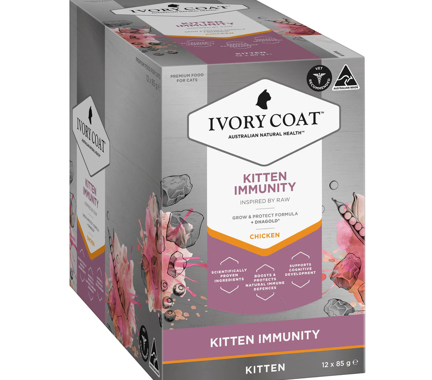 Ivory Coat – Kitten – Wet Food Trays – Inspired By Raw – Kitten Immunity