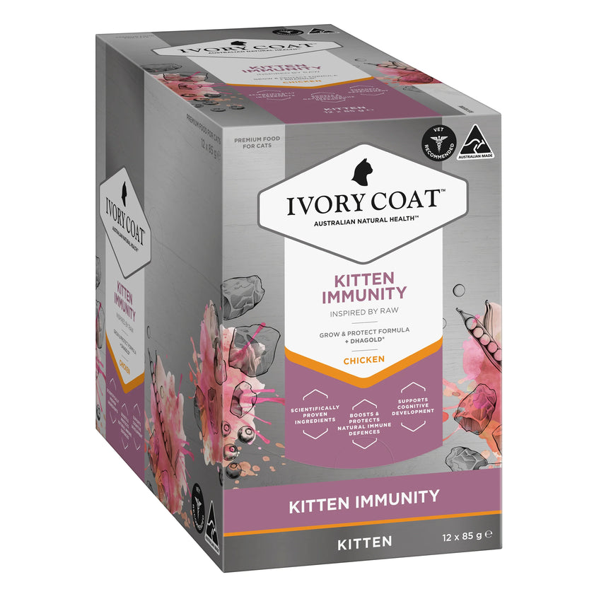 Ivory Coat – Kitten – Wet Food Trays – Inspired By Raw – Kitten Immunity