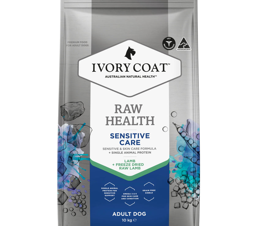 Ivory Coat – Adult Dog – Raw Health – Sensitive Care