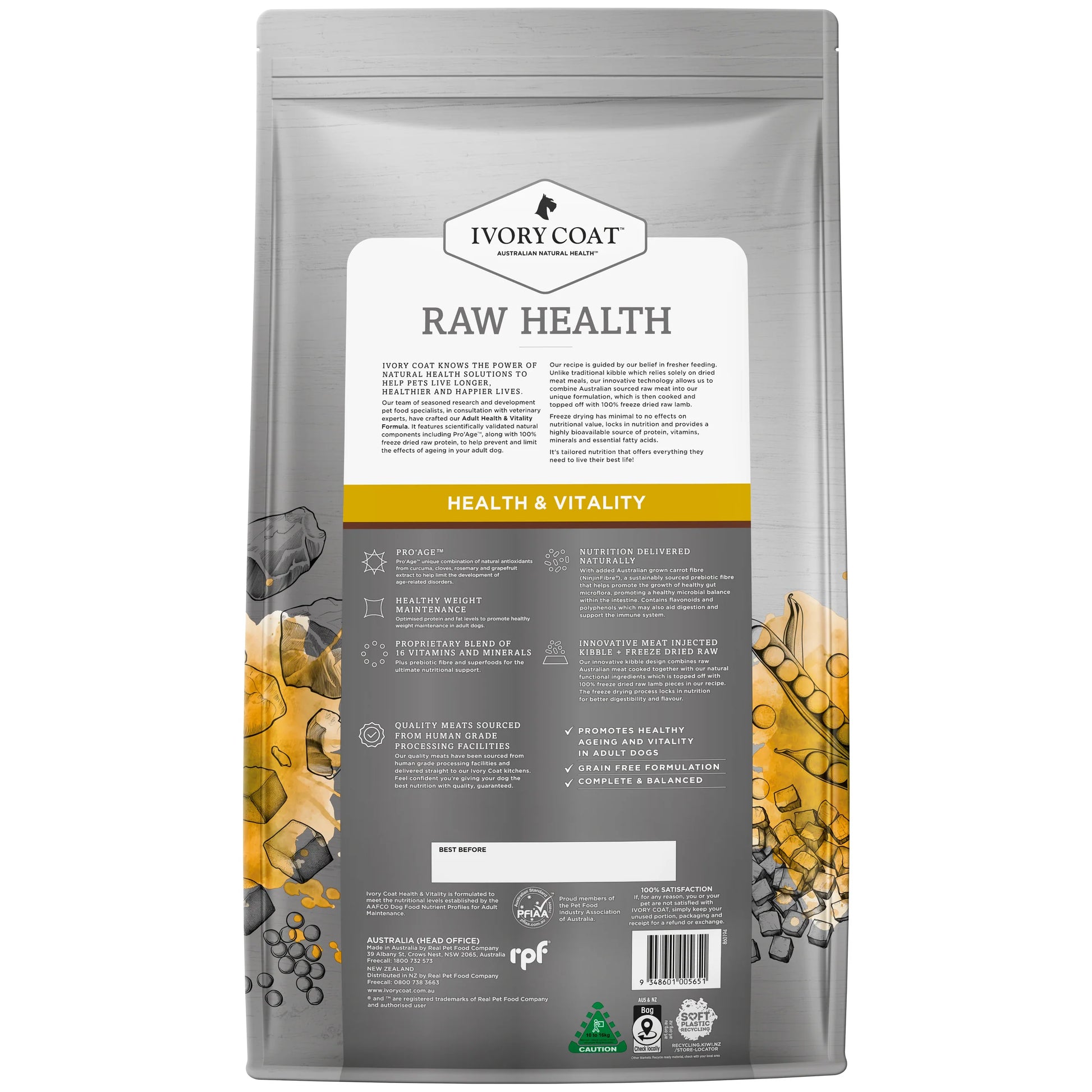 Ivory Coat – Adult Dog – Raw Health – Health & Vitality - image 3