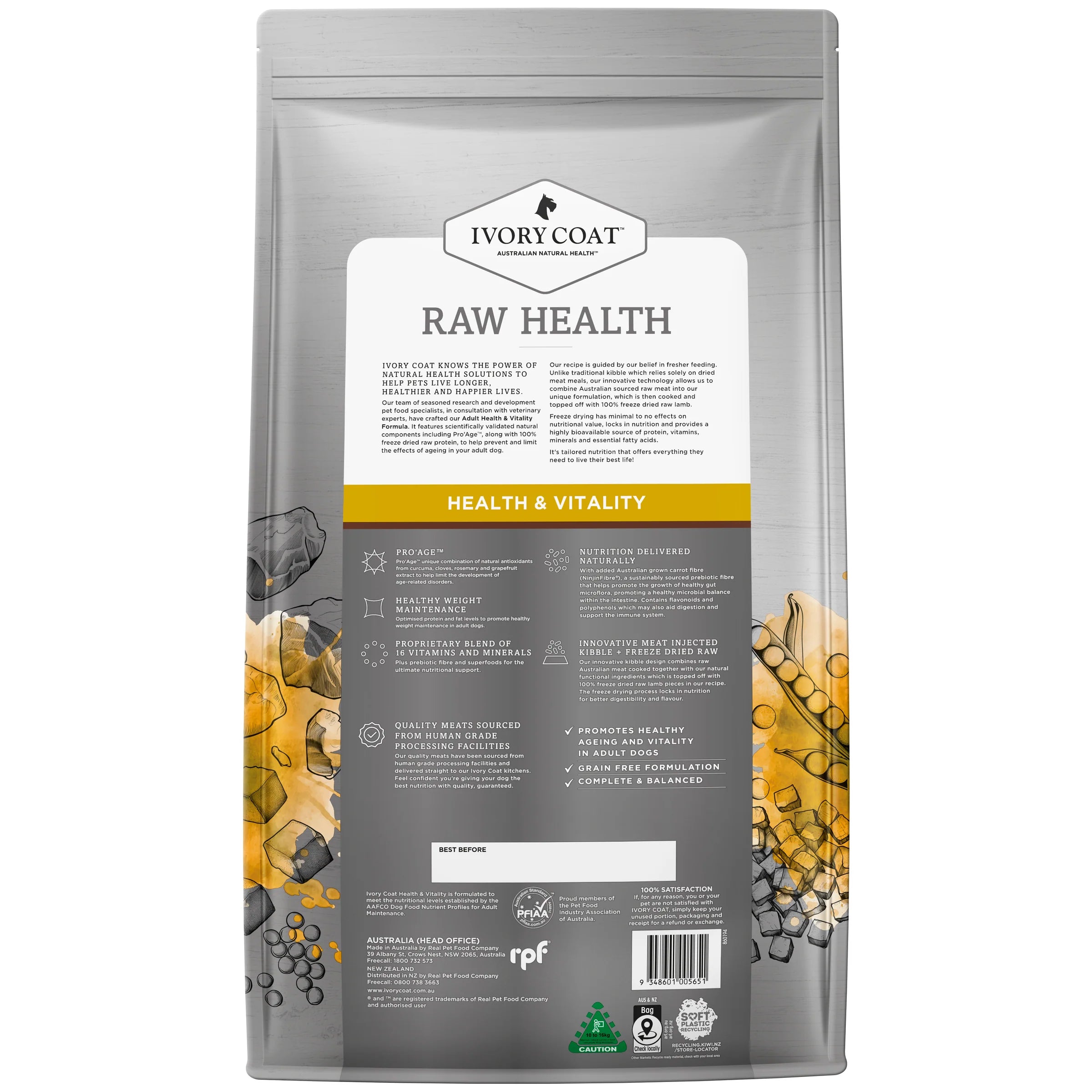 Ivory Coat – Adult Dog – Raw Health – Health & Vitality - image 3