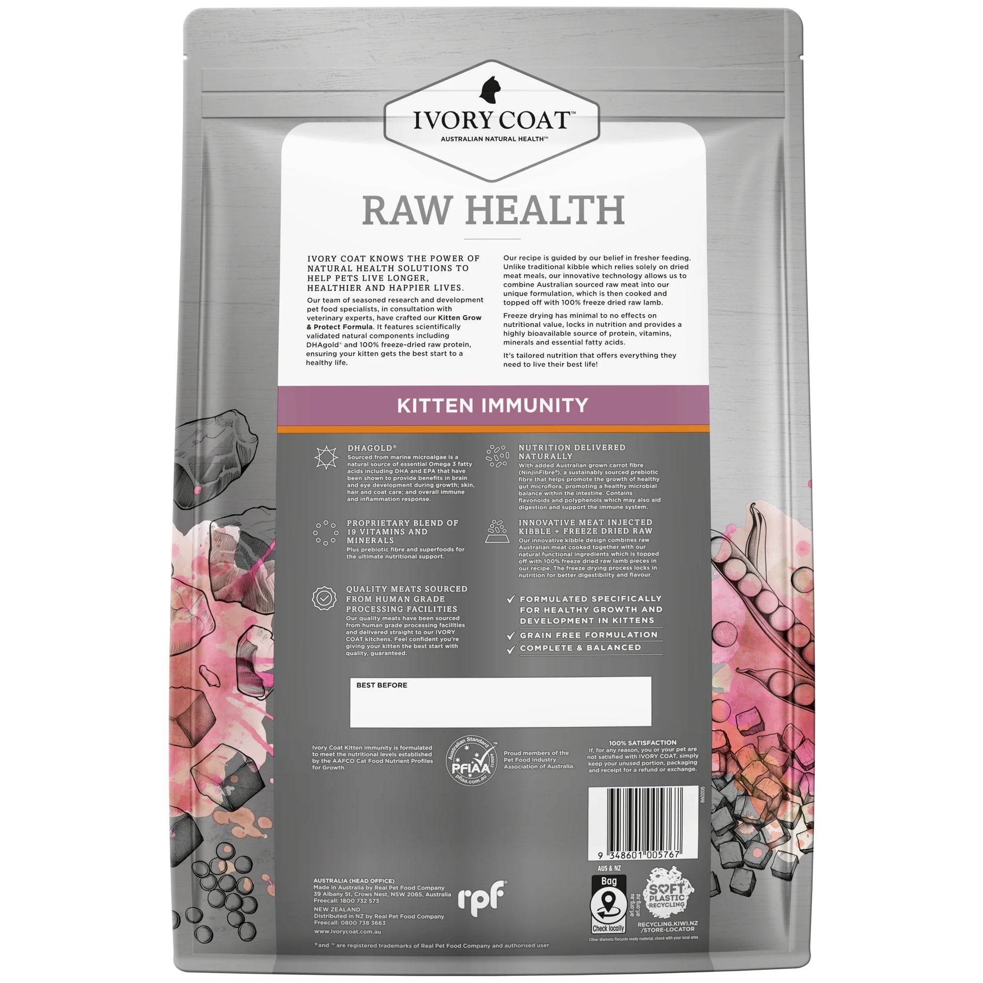 Ivory Coat – Kitten – Raw Health – Kitten Immunity - image 3