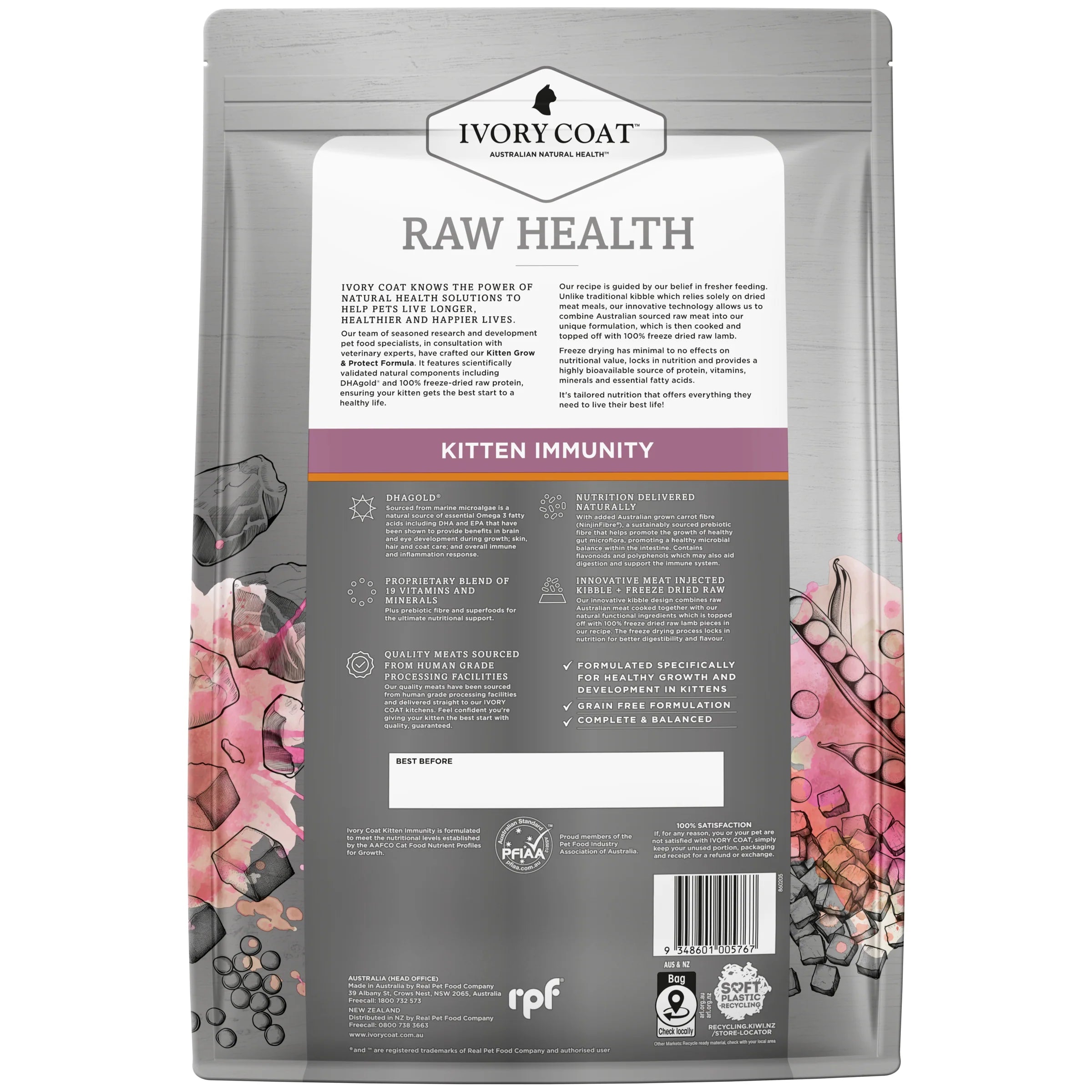 Ivory Coat – Kitten – Raw Health – Kitten Immunity - image 3