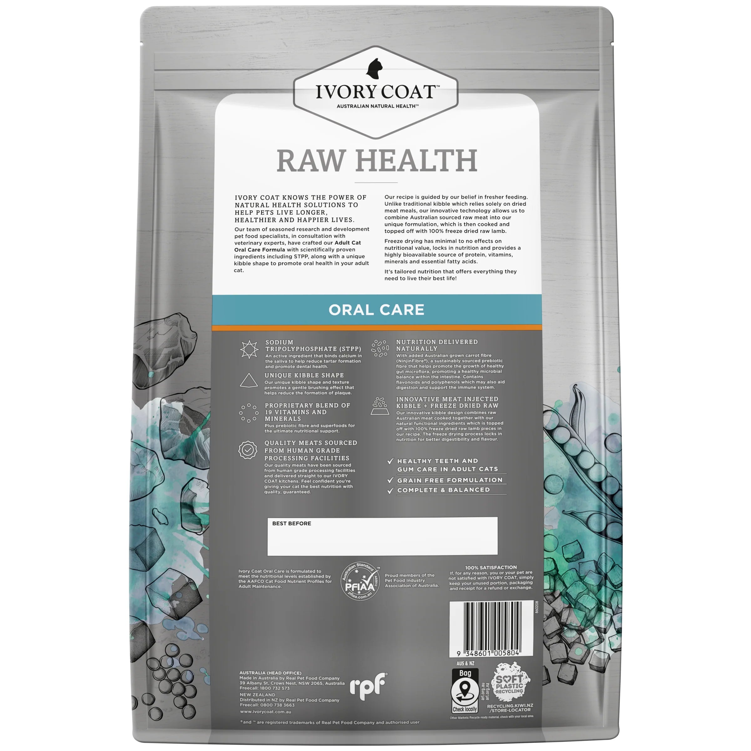 Ivory Coat – Adult Cat – Raw Health – Oral Care - image 3