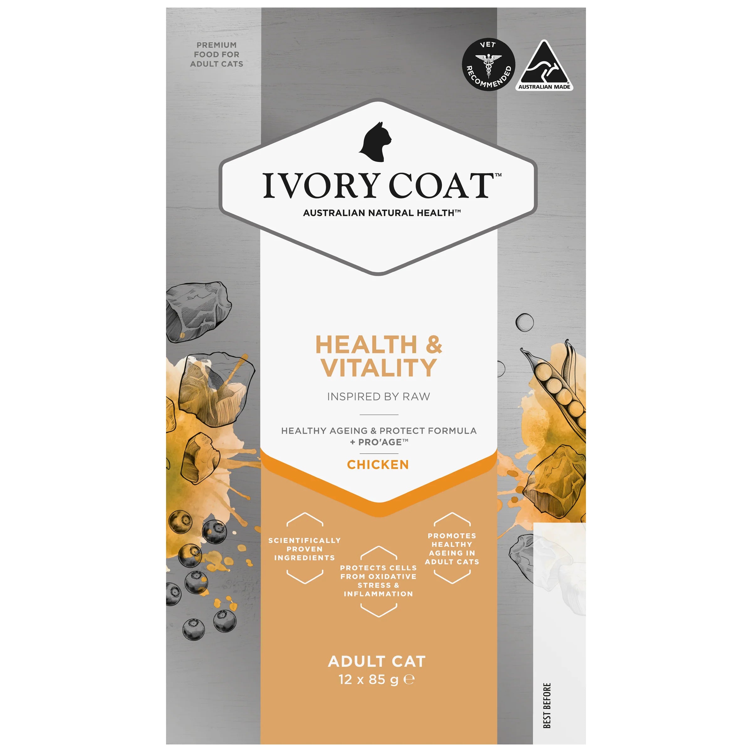Ivory Coat – Adult Cat – Wet Food Trays – Inspired By Raw – Health & Vitality - image 2