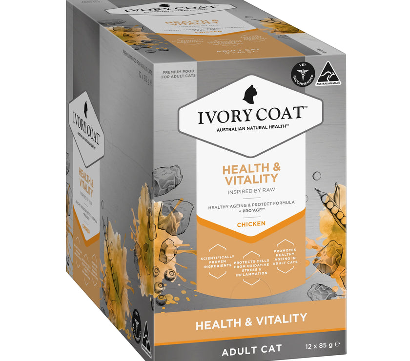 Ivory Coat – Adult Cat – Wet Food Trays – Inspired By Raw – Health & Vitality