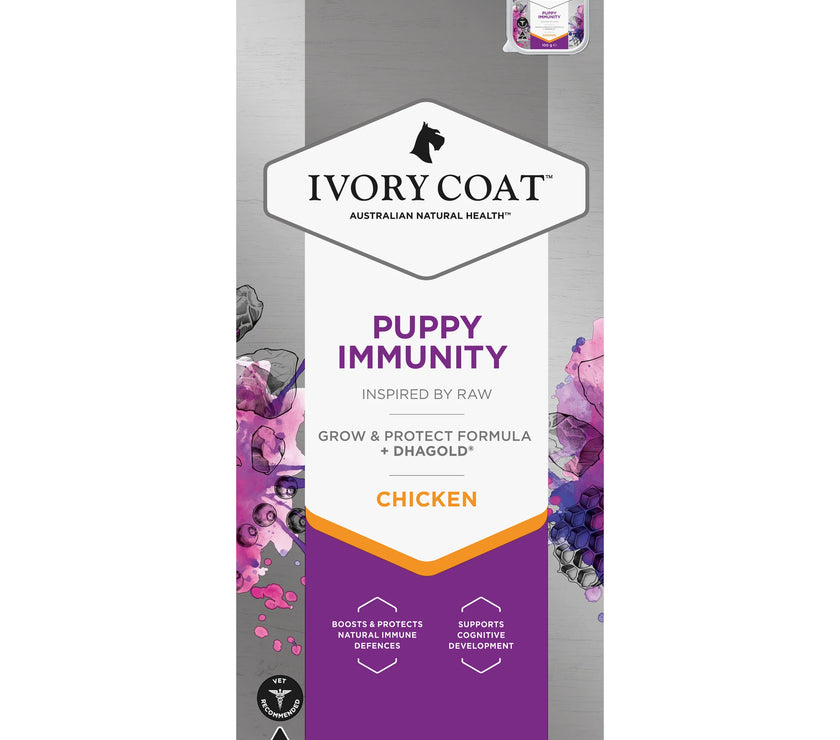 Ivory Coat – Wet Food Trays – Inspired By Raw – Puppy Immunity