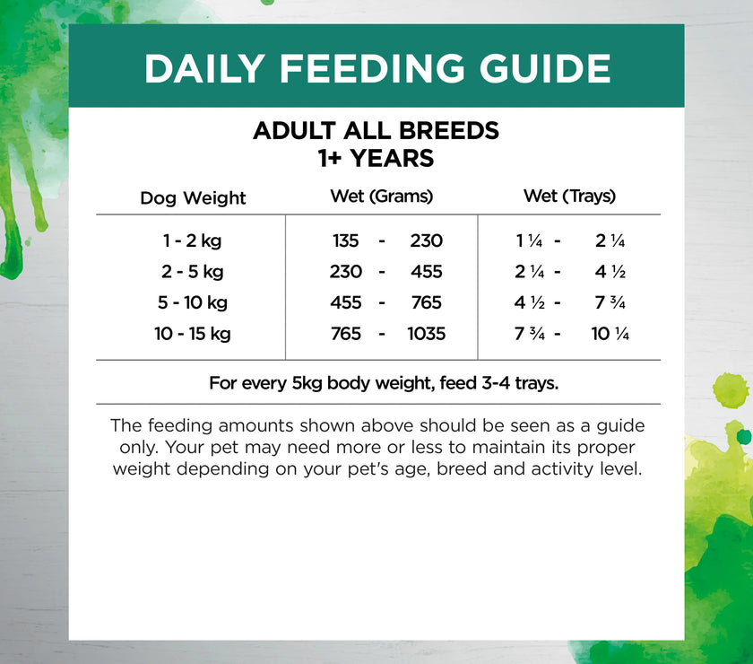 Adult Dog Wet Food Trays – Inspired By Raw – Gut Health - 9 x 100g
