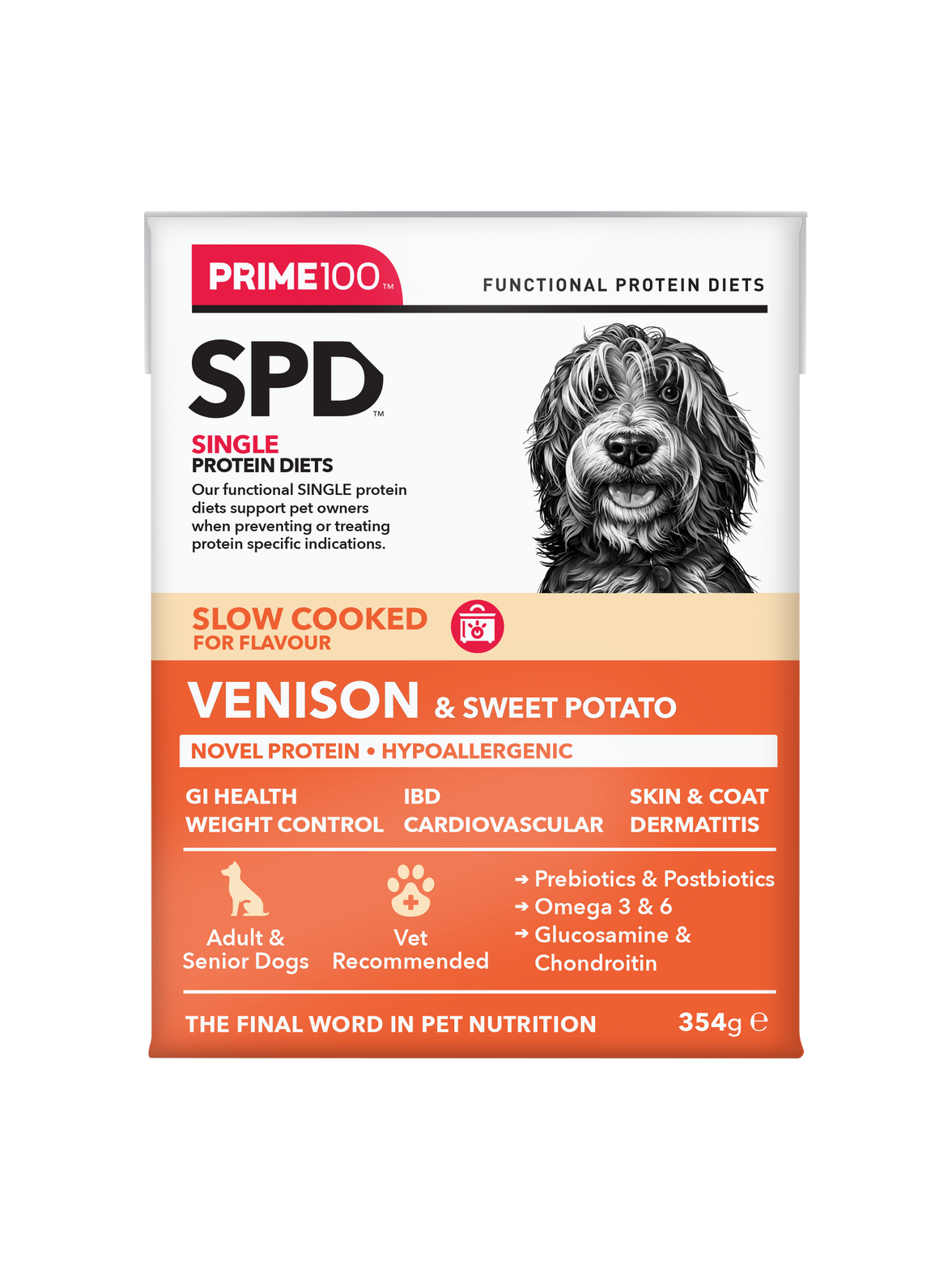 Prime100 – SPD Slow Cooked Venison & Sweet Potato