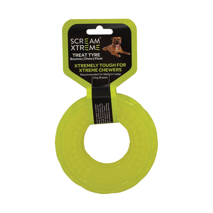 Dogs Xtreme Treat Tyre Toy
