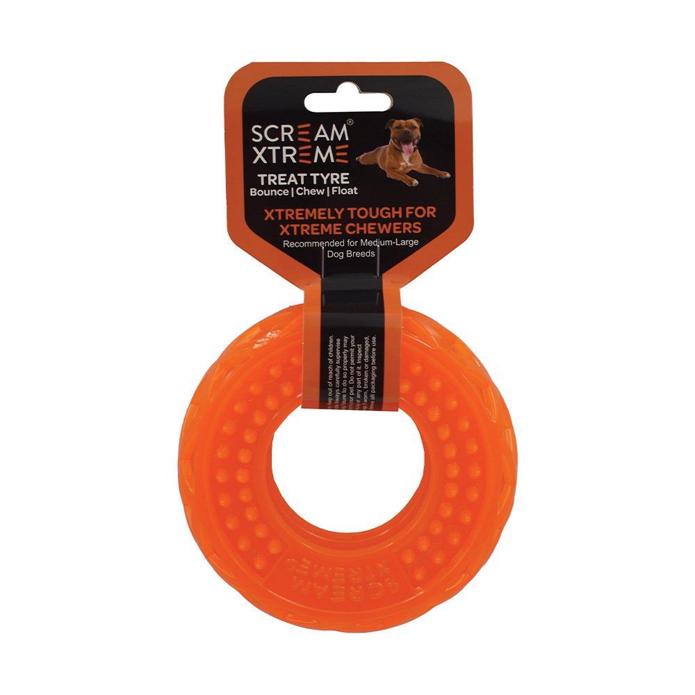 Dogs Xtreme Treat Tyre Toy