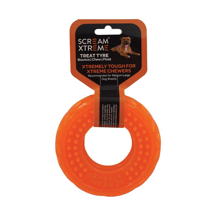Dogs Xtreme Treat Tyre Toy