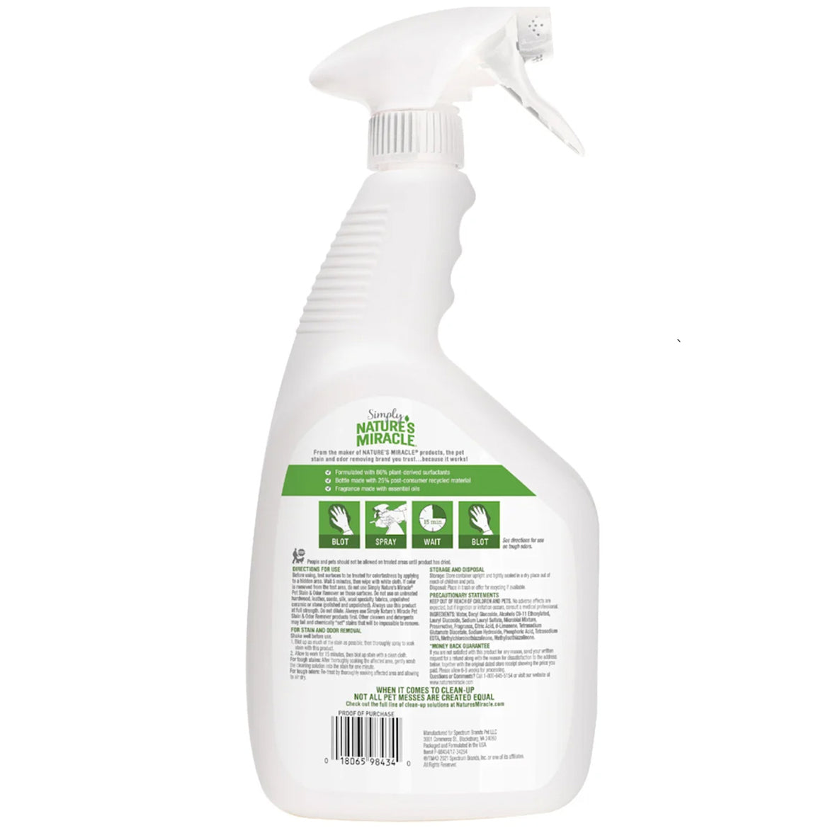 Nature’s Miracle – Pet Stain & Odor Remover