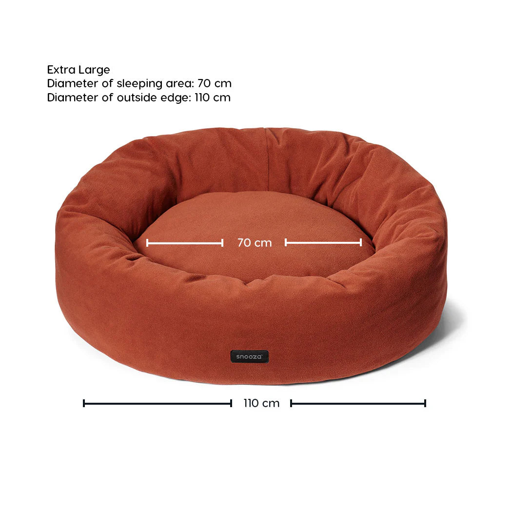 Snooza – Self-Warming Polar Fleece Cuddler – Rust - image 6