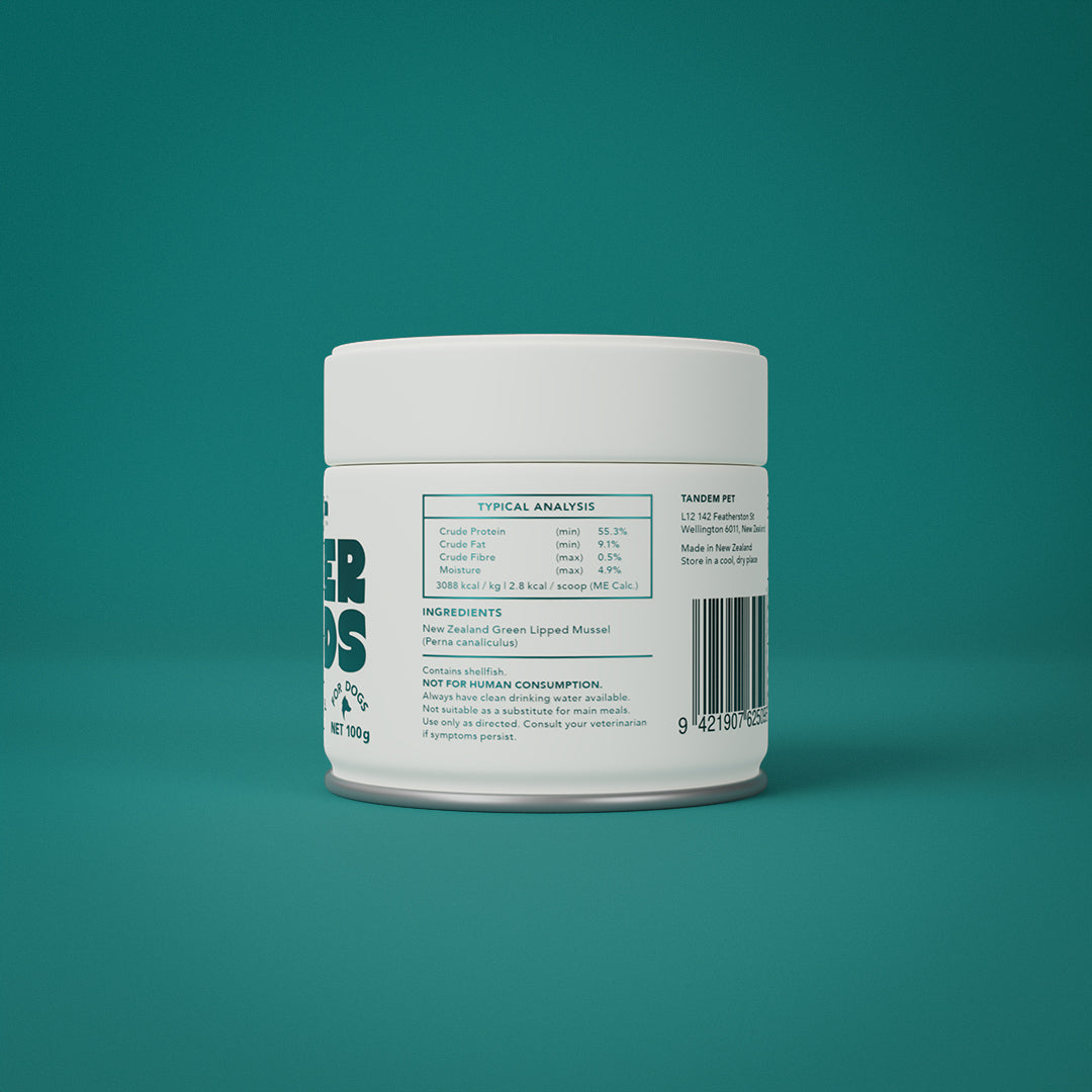 Tandem – Super Foods – New Zealand Green Lipped Mussel Powder for Cats & Dogs - image 4